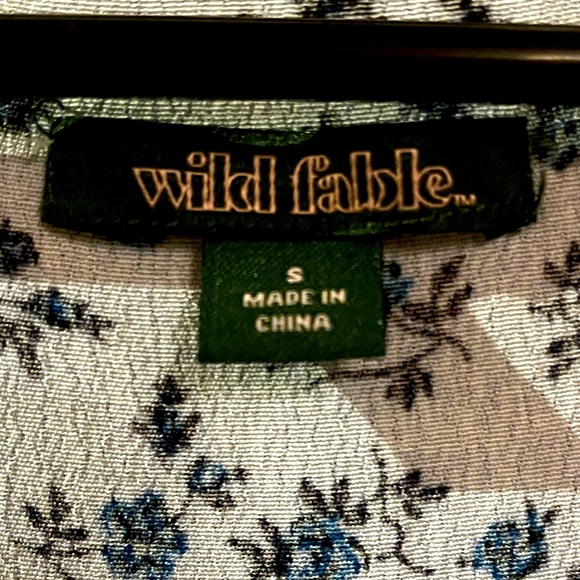 Wild Fable Blue Floral Spring Dress - Size Small - Picture 4 of 5